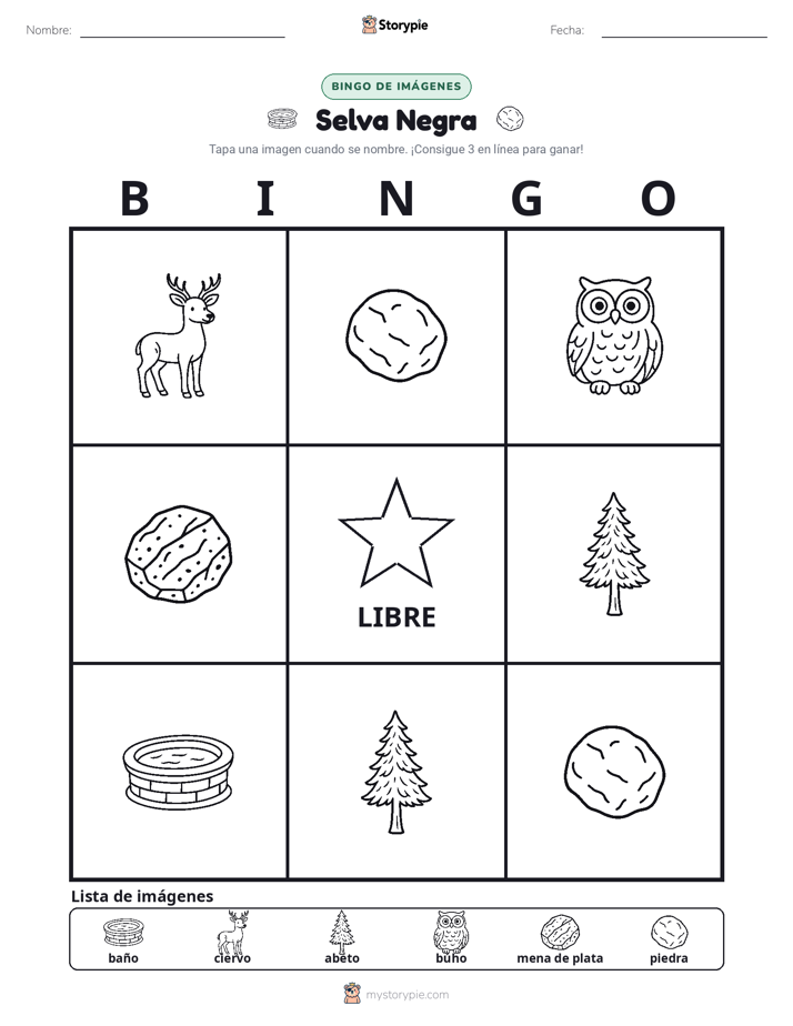 Bingo de Imágenes