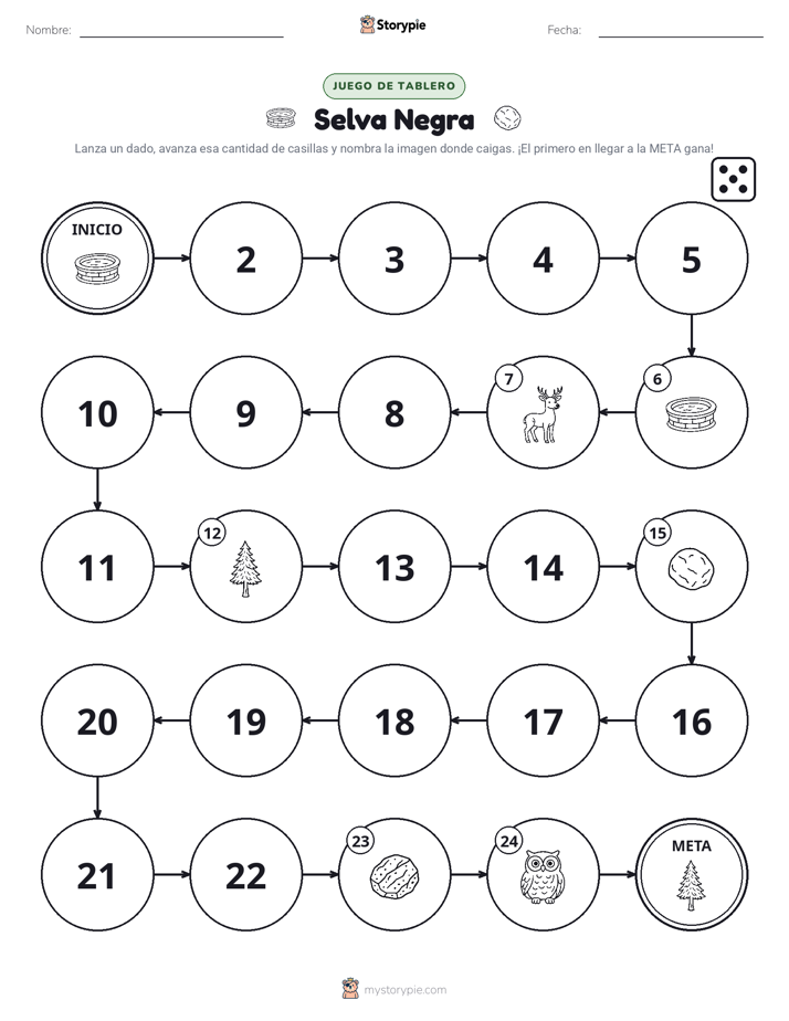 Juego de Rueda y Avanza