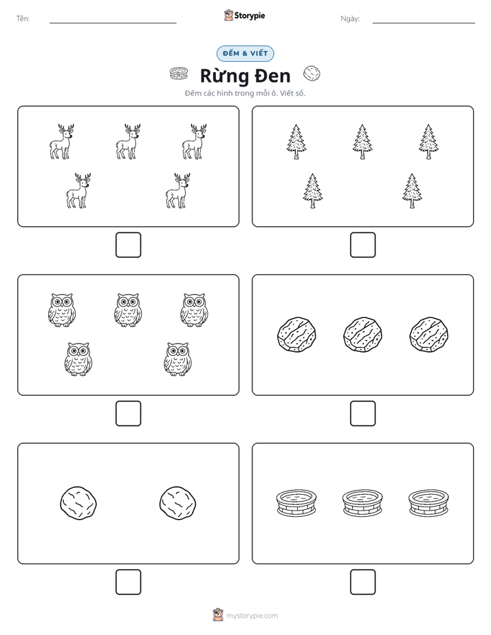 Đếm & Viết