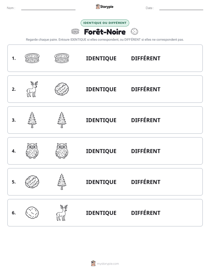 Identique ou Différent