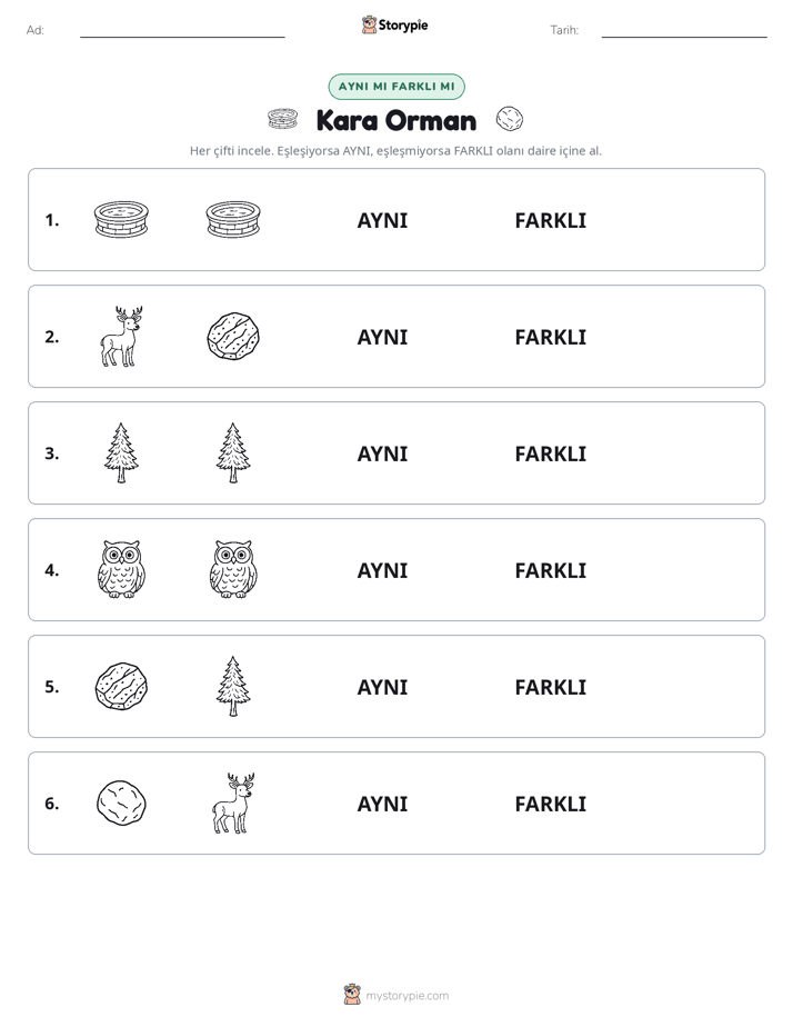 Aynı mı Farklı mı