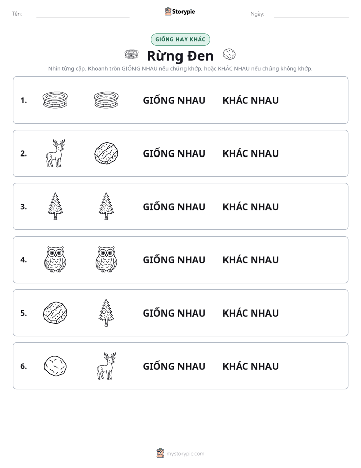 Giống Hay Khác