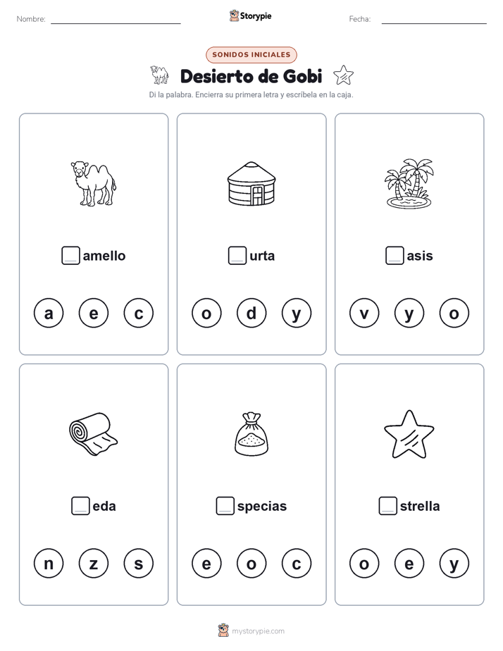 Sonidos Iniciales