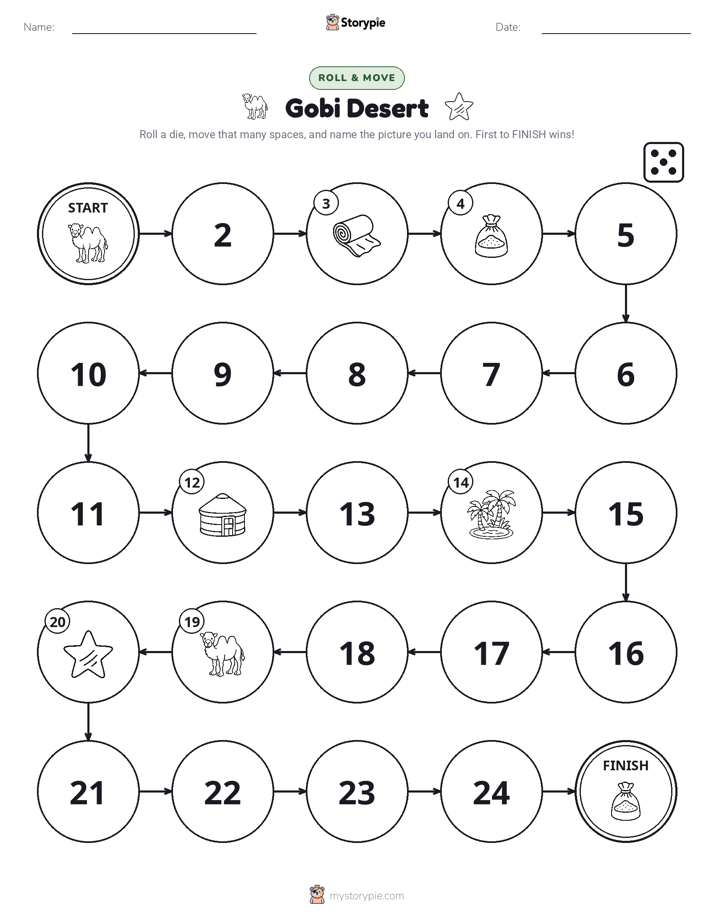 Roll & Move Game