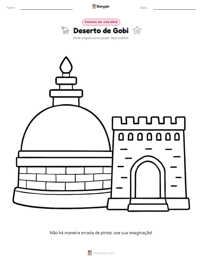 Página para colorir