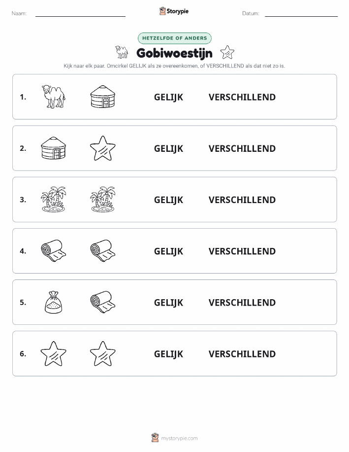 Zelfde of Verschillend