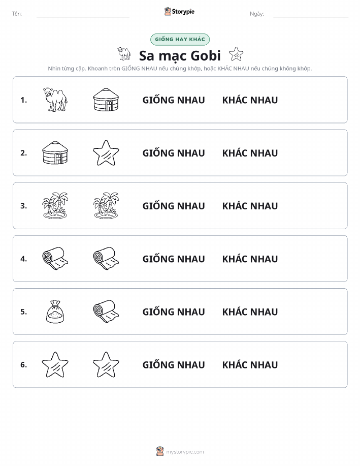 Giống Hay Khác