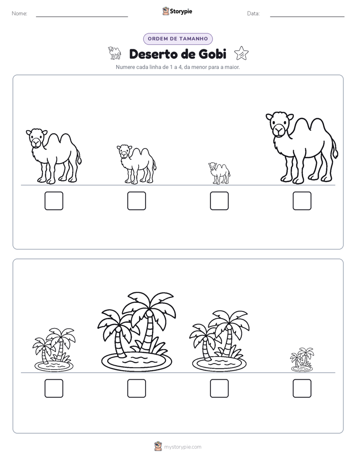 Ordem de Tamanho