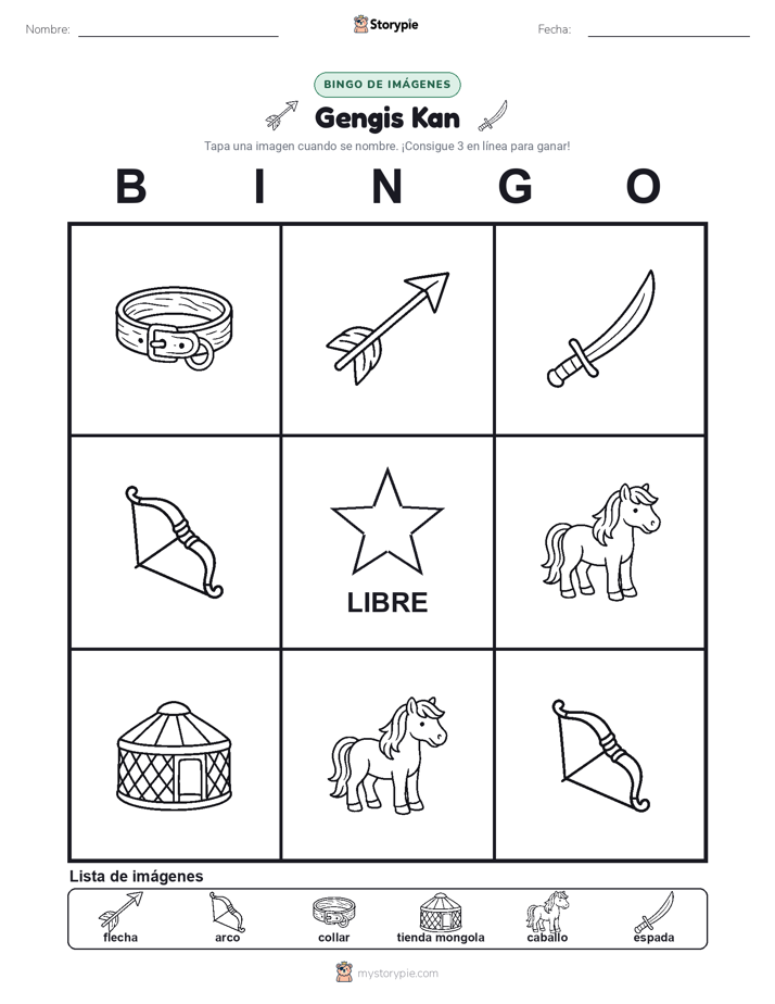 Bingo de Imágenes