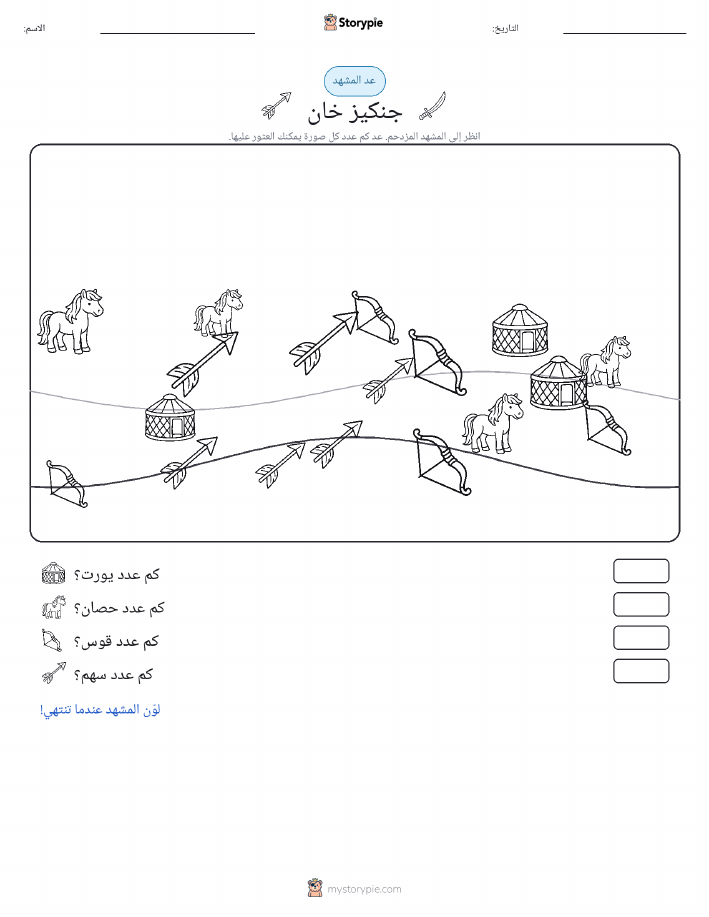 مشهد العد