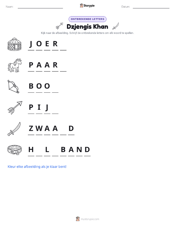Ontbrekende Letters