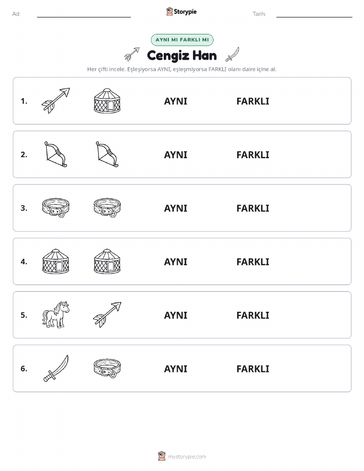 Aynı mı Farklı mı