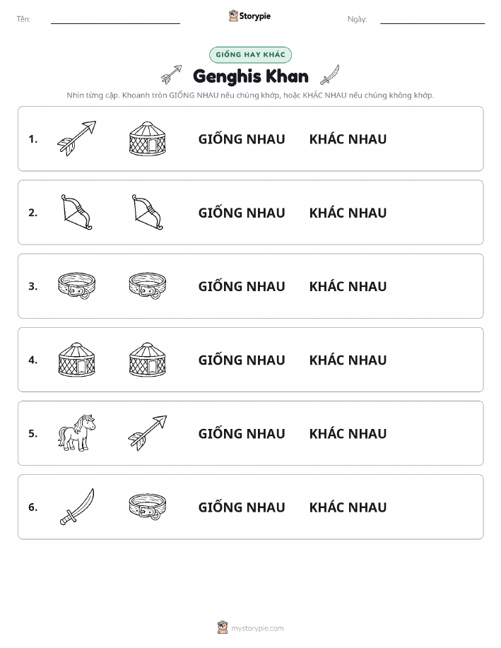 Giống Hay Khác