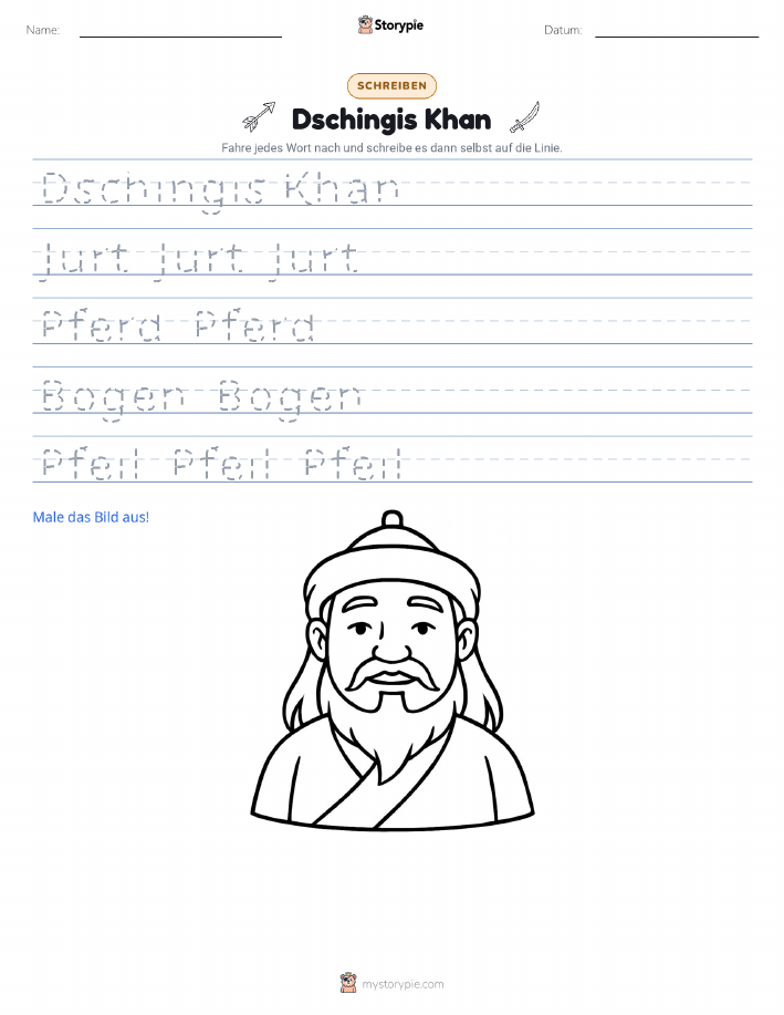 Schreibübung