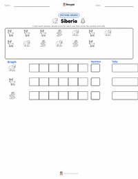 Siberia printable worksheet preview