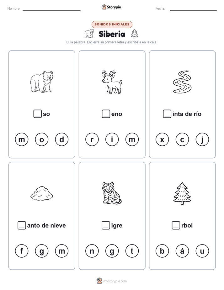 Sonidos Iniciales
