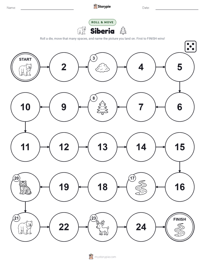 Roll & Move Game