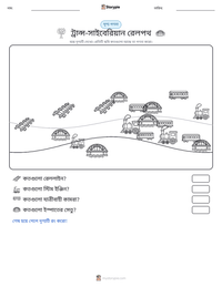 ট্রান্স-সাইবেরিয়ান রেলপথ মুদ্রণযোগ্য কাজের পৃষ্ঠার প্রিভিউ