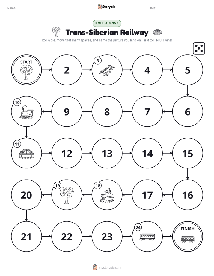 Roll & Move Game