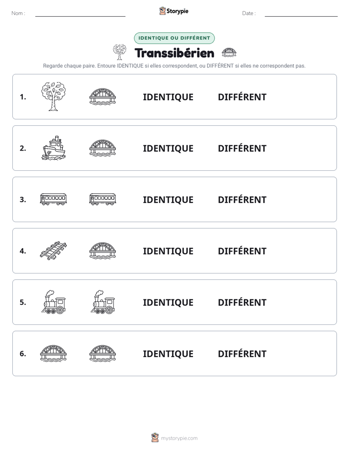 Identique ou Différent