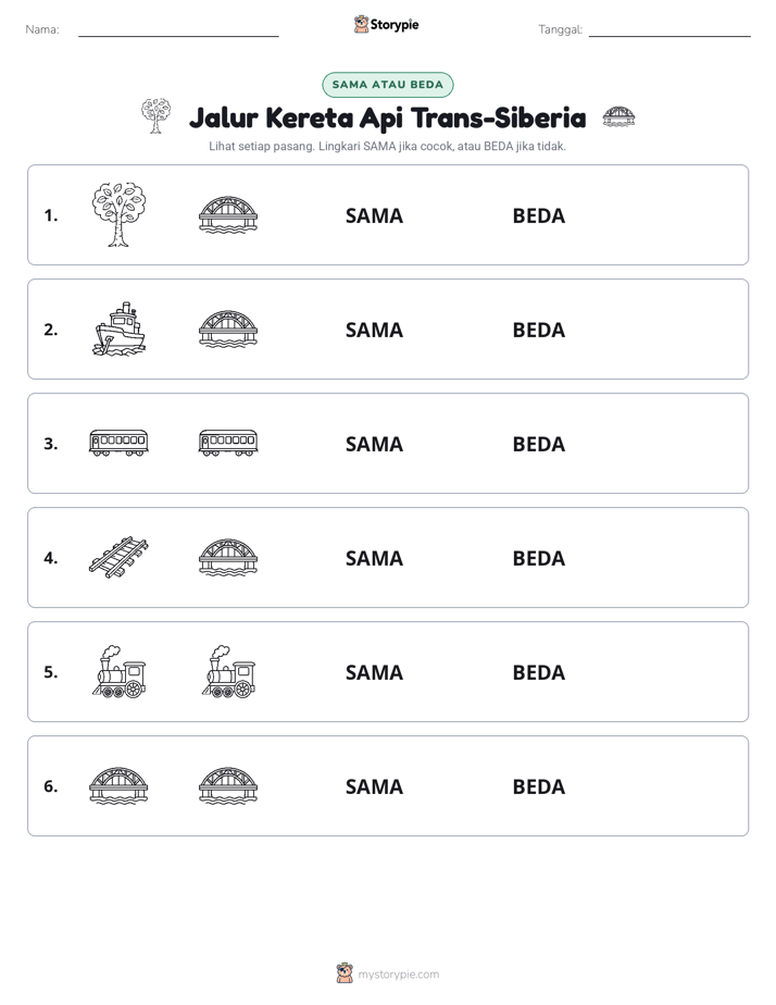 Sama atau Berbeda