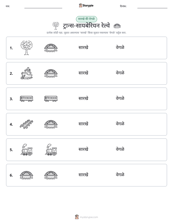 समान की भिन्न