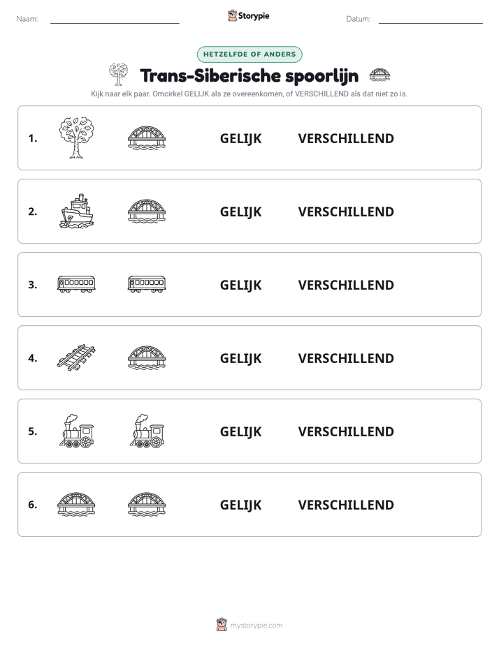 Zelfde of Verschillend