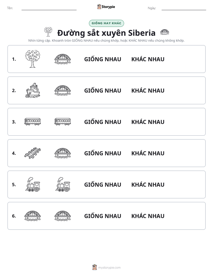 Giống Hay Khác