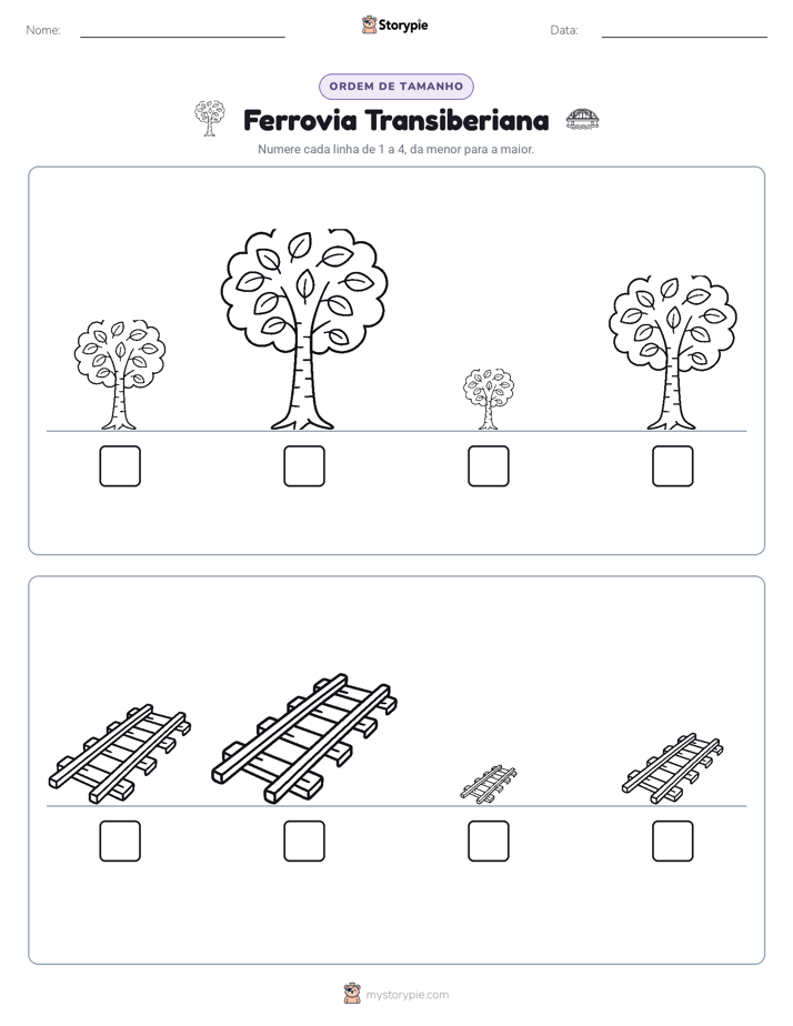 Ordem de Tamanho