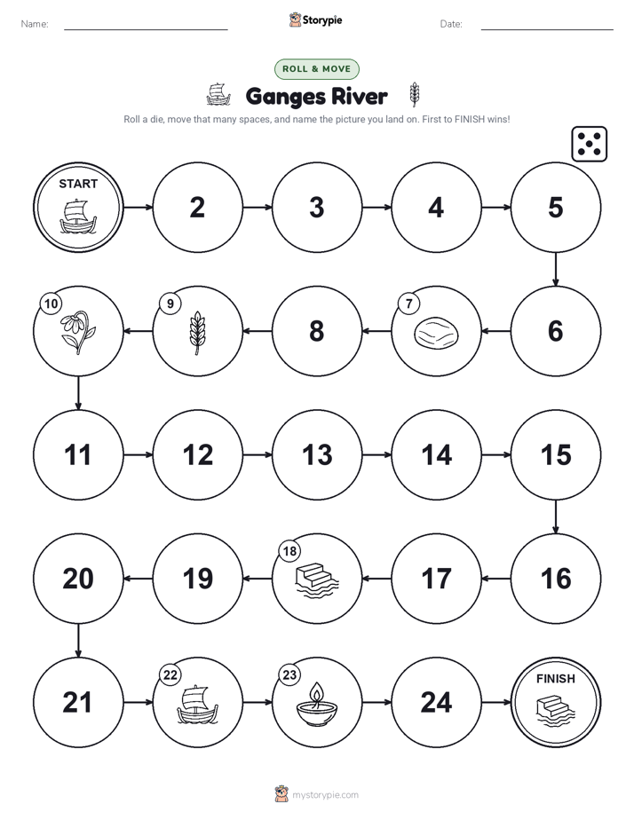 Roll & Move Game