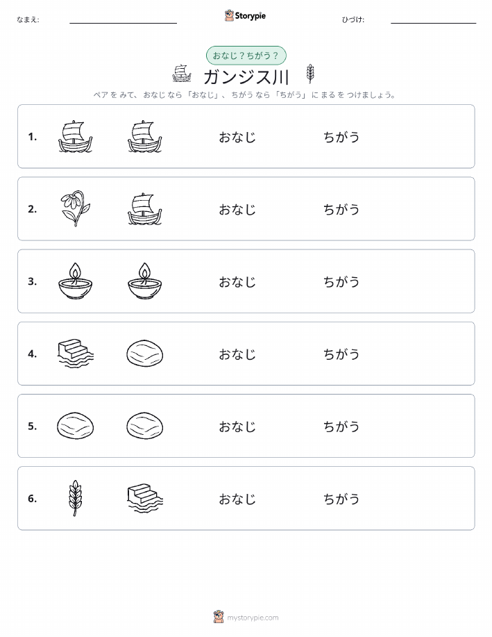 同じか違うか
