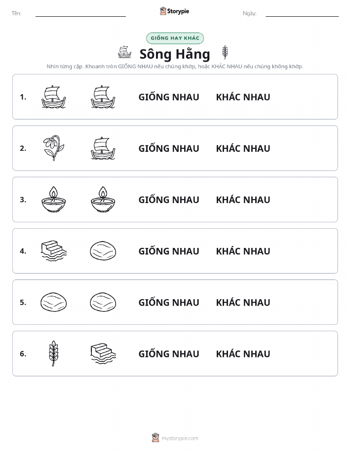 Giống Hay Khác