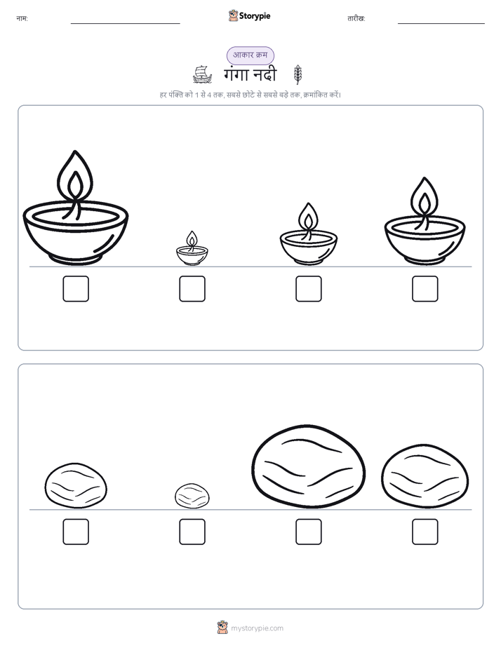 आकार क्रम