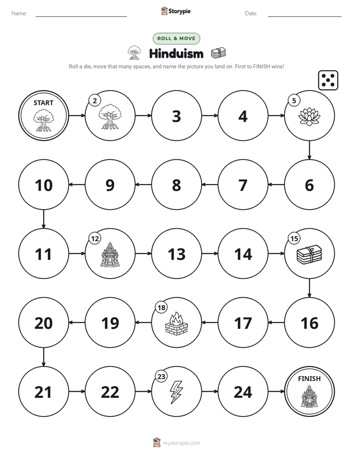 Roll & Move Game
