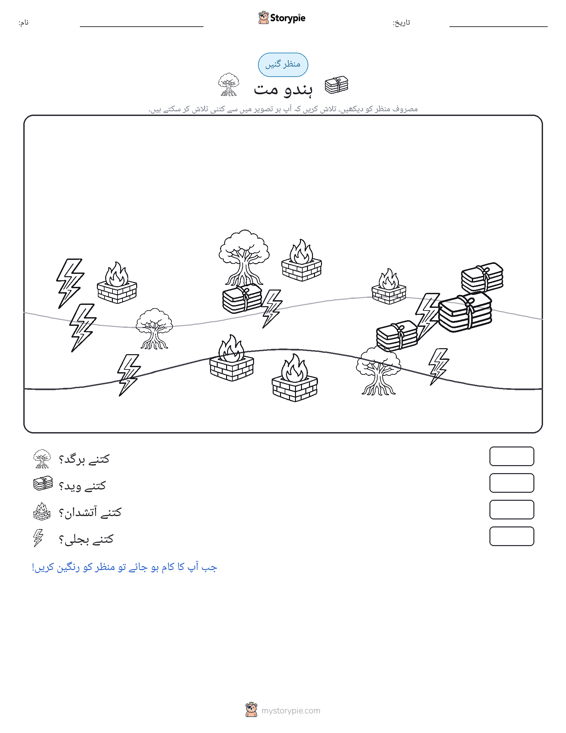 گنتی کا منظر