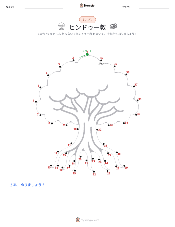 点つなぎ