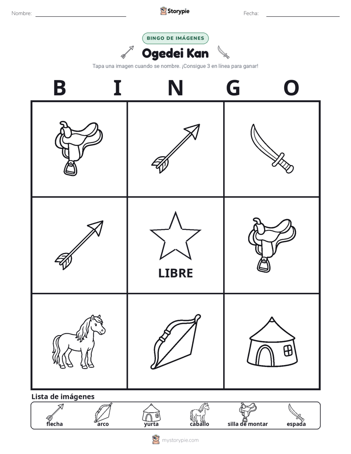 Bingo de Imágenes