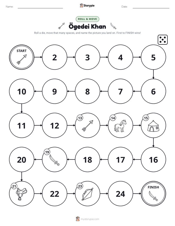 Roll & Move Game