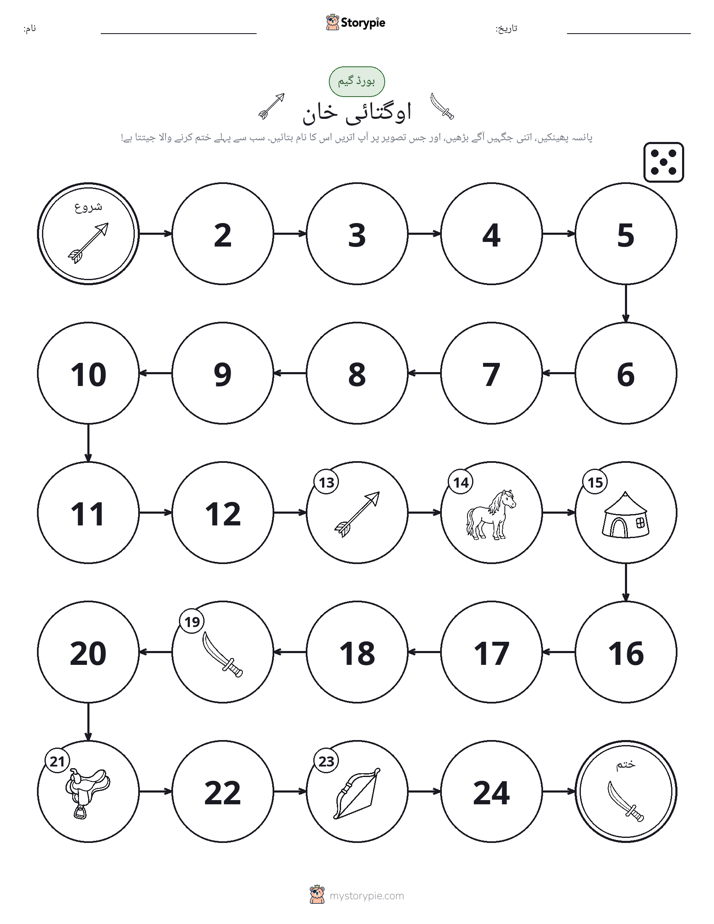 رول اور منتقل کریں کھیل