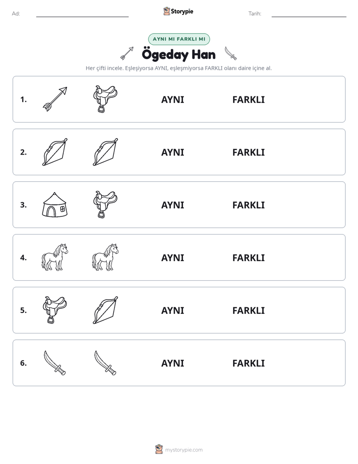 Aynı mı Farklı mı