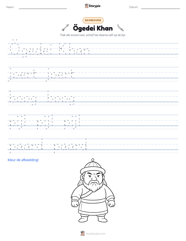 Schrijf Oefening