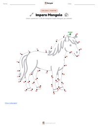 Anteprima della scheda stampabile di Impero Mongolo