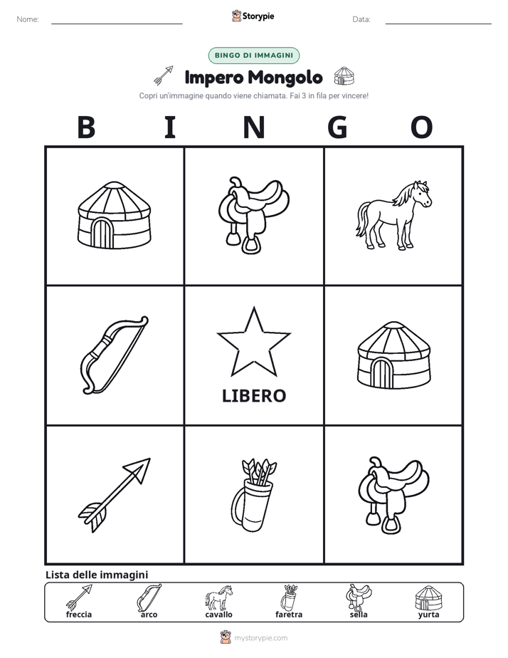 Bingo delle Immagini