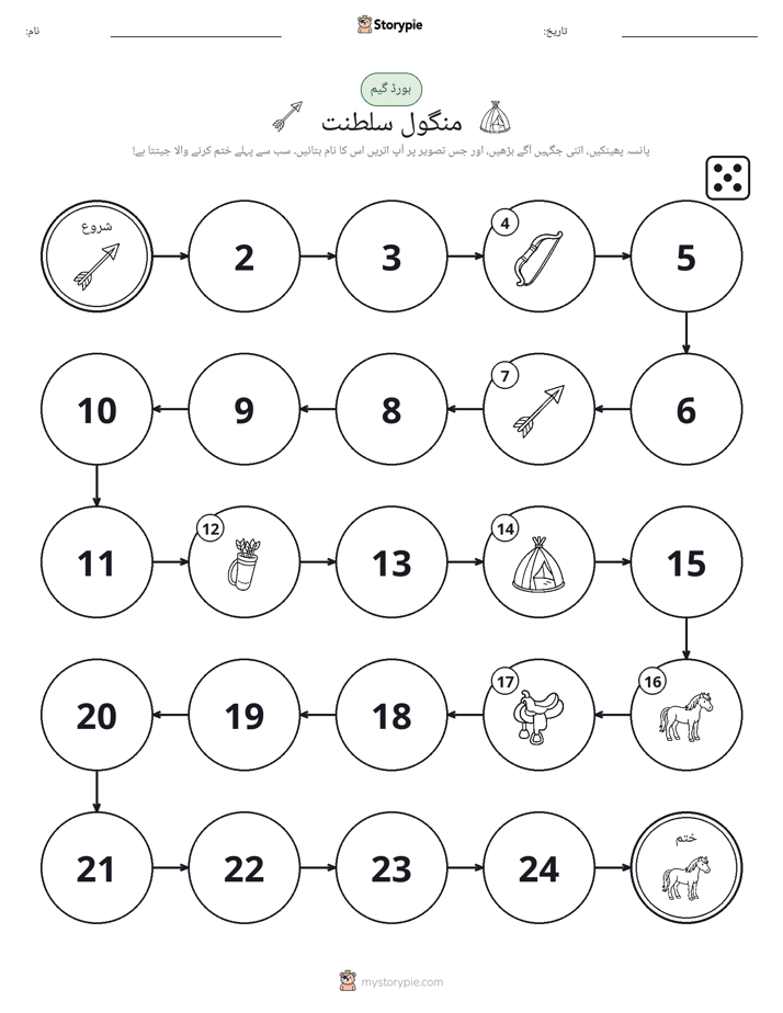 رول اور منتقل کریں کھیل