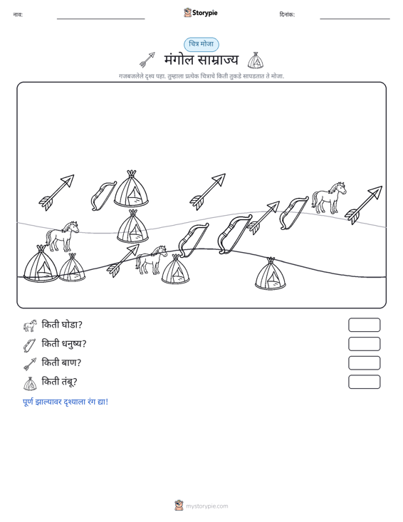 गणना दृश्य