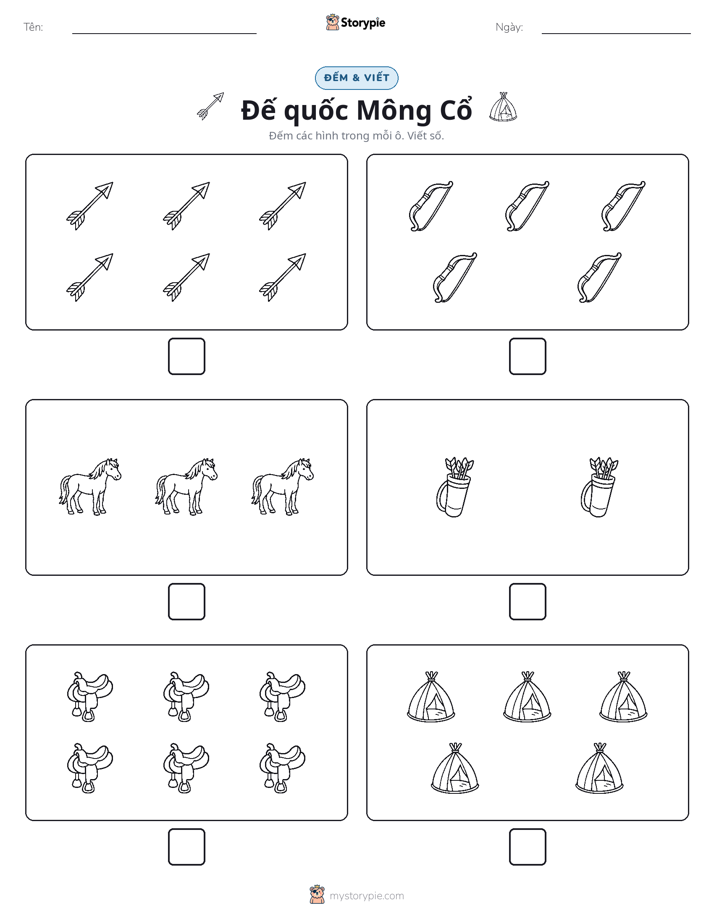 Đếm & Viết
