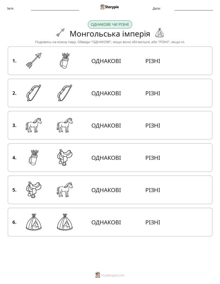 Однакові чи різні