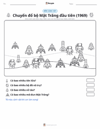 Xem trước tài liệu in sẵn Lần đầu tiên hạ cánh lên Mặt Trăng (1969)