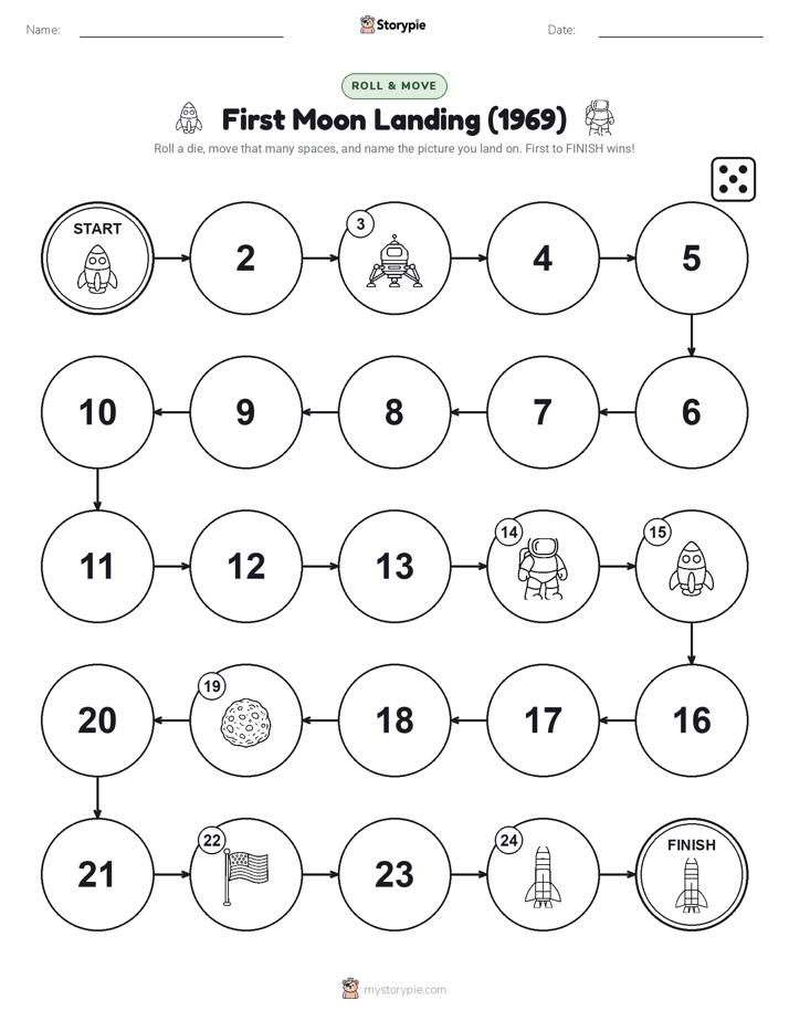 Roll & Move Game