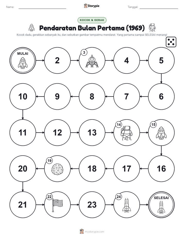Permainan Gulung & Pindah